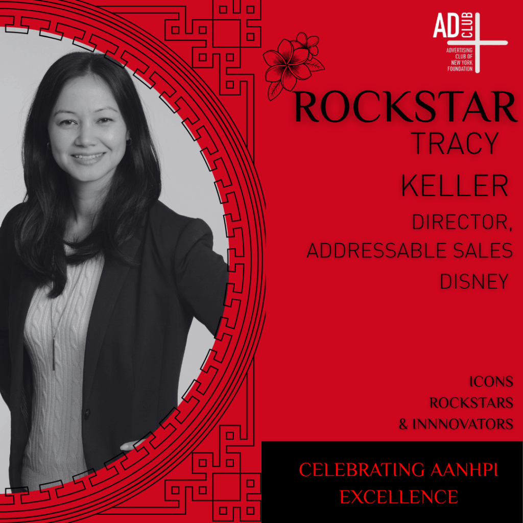 Rockstar Tracy Keller, Director of Addressable Sales at Disney followed her headshot.
