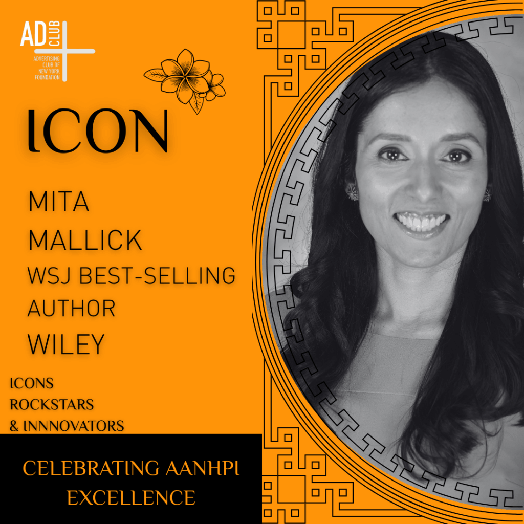 Icon Mita Mallick, Global Head of Inclusion & Culture, followed her headshot.